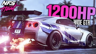 Need for Speed HEAT  1200HP Nissan GTR Widebody CUSTOMIZATION [upl. by Jourdain46]