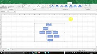 Crear un organigrama en Excel 2016 [upl. by Accber]