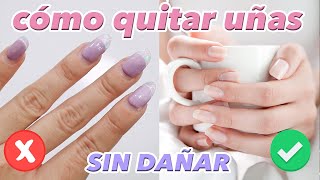 Como QUITAR uñas ACRÍLICAS en casa FÁCIL Y SIN DAÑAR ♥ Jimena Aguilar [upl. by Astra549]