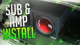 How to Install an Amp amp Subwoofer EASY 2024 [upl. by Galateah914]