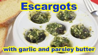 Escargots with garlic and parsley butter recipe [upl. by Emelda]