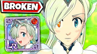 NEW LR ELIZABETH OVERPOWERED SHOWCASE  Seven Deadly Sins Grand Cross [upl. by Annoid577]