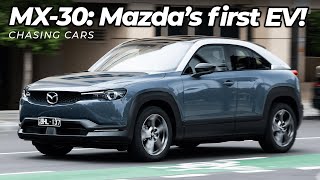 Mazda MX30 Electric 2021 review  Chasing Cars [upl. by Ayotl]