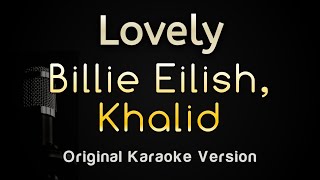 lovely  Billie Eilish with Khalid Karaoke Songs With Lyrics [upl. by Saffian]