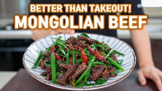 Perfect but Easy Mongolian Beef At Home l Better Than Restaurants [upl. by Aleetha]