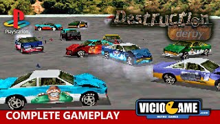 🎮 Destruction Derby PlayStation Complete Gameplay [upl. by Mannuela447]