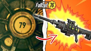 Fallout 76  Dont Miss Vault 79s Unique Legendary Weapon Fallout 76 Secrets [upl. by Orihakat]