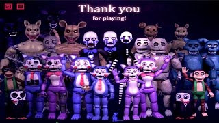 Five Nights at Candys 3 EXTRAS  ALL ANIMATRONICS [upl. by Fairweather]