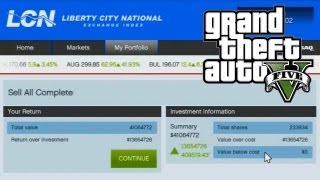 GTA 5  How to Make Money Using The Stock Market Guide GTA V [upl. by Sidran]