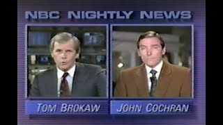 NBC Nightly News With Tom Brokaw January 15 1991 [upl. by Fleta702]