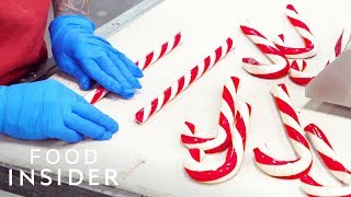 100YearOld Candy Factory Makes 10 Million Candy Canes Per Year  Legendary Eats [upl. by Winnick]