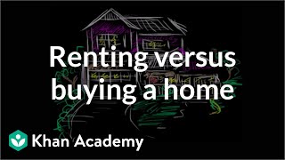 Renting versus Buying a home  Housing  Finance amp Capital Markets  Khan Academy [upl. by Hales]