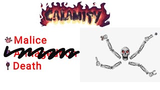 Terraria Calamity  Skeleton Prime Malice Mode Nohit [upl. by Nauwaj]