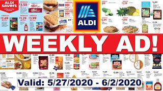 Aldi Grocery Weekly Ad  Aldi Weekly Ad This Week  Aldi Weekly Ad May 272020  Aldi one by one ad [upl. by Ellissa737]