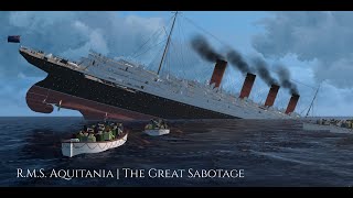 RMS Aquitania  The Great Sabotage [upl. by Ardnuyek]