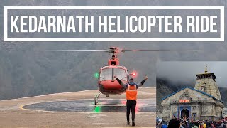 Kedarnath A Thrilling Helicopter Ride [upl. by Ardnnaed]