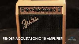 Fender Acoustasonic 15 Acoustic Guitar Amp [upl. by Matthews]