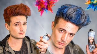 Does Hair Coloring Spray Work Get INSTANT Hairstyle Color  BluMaan 2018 [upl. by Clinton]