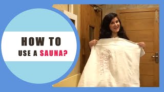 How to use Sauna in Gym  Mariya Khan [upl. by Alexis]