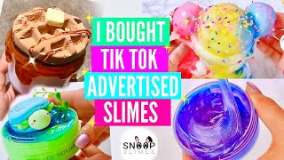 Tik Tok Recommended I Bought The First 5 Slimes Tik Tok Recommended Before It’s Banned Review [upl. by Harlie]