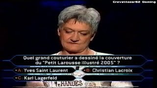 Qui Veut Gagner Des Millions  26082004  Marie ÉPISODE COMPLET [upl. by Moreen363]