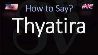 How to Pronounce Thyatira CORRECTLY [upl. by Hueston]