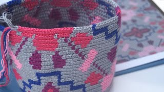 🌺 TUTORIAL Mini Mochila Wayúu Flores a Crochet  Parte 2 Cuerpo [upl. by Nafets937]