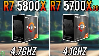 R7 5800X vs R7 5700X3D  RTX 4070  Any Difference [upl. by Nosneh]