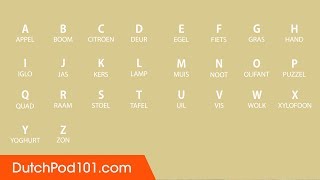 Learn ALL Dutch Alphabet in 2 Minutes  How to Read and Write Dutch [upl. by Assenov428]