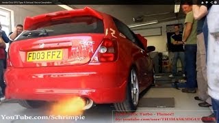 Honda Civic EP3 Type R Best Exhaust Sound Compilation HD [upl. by Narret]