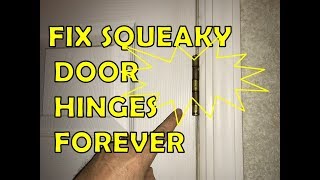 How to Fix Squeaky Door Hinges  Best Method [upl. by Mcdowell]