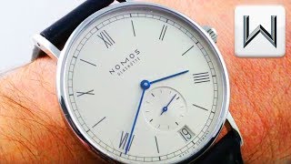 Nomos Glashutte Ludwig Date Reference 271 Luxury Watch Review [upl. by Divadleahcim]