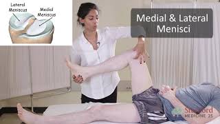 The Exam for Knee Pain  Stanford Medicine 25 [upl. by Rennerb]