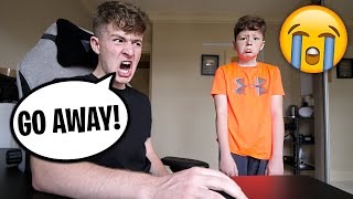 BEING MEAN To My Little Brother For 24 Hours PRANK [upl. by Slayton]