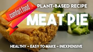 Meat Pie Recipe  Plantbased  vegan [upl. by Mulderig844]