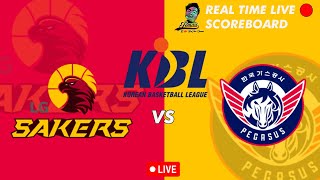 LIVE🔴Changwon LG Sakers VS Daegu KOGAS Pegasus KBL Korean Basketball League 10112023 [upl. by Cesare]