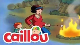 Caillou A Camping We Will Go  Cartoon for Kids [upl. by Ibok]