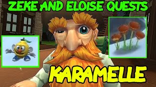 Wizard101 Karamelle Zeke amp Eloise Quests Lemonheads amp Peanut Butter Cups [upl. by Alleirbag]