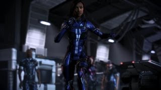 Mass Effect 3  Everyone Shoots BrooksCitadel DLC [upl. by Ecnesse]