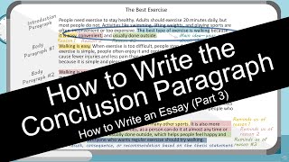 How to Write an Essay Conclusion Paragraph with Worksheet [upl. by Ztnahc]