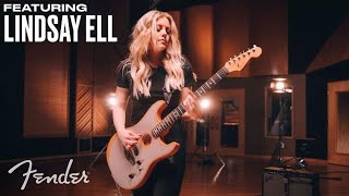 Lindsay Ell  American Acoustasonic Stratocaster  Fender [upl. by Kenley755]