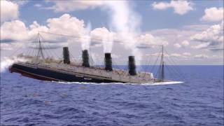 Sinking of the Lusitania HD Animation [upl. by Atenik]