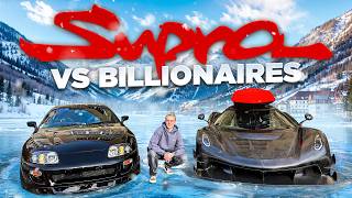 1000HP Supra terrorizing Billionaires Hypercarmeet in Switzerland [upl. by Nomrac]