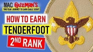 How To Earn Tenderfoot Rank  Scouts BSA [upl. by Jo Ann]