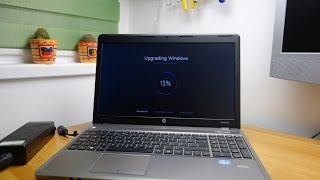 Windows 10 upgrade on HP ProBook 4540s [upl. by Ehsrop]