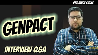 Genpact Interview Questions And Answers  Genpact Interview [upl. by Dnesnwot785]