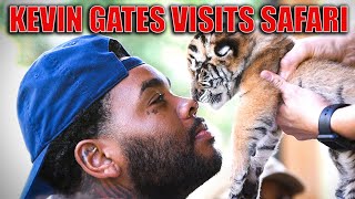 Kevin Gates Hugs Monkeys  Myrtle Beach Safari [upl. by Atwahs565]