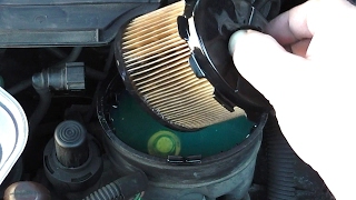 Citroen Berlingo Fuel Filter Change [upl. by Chyou]