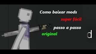 Como baixar mods passo a passo no people playground pela steam [upl. by Bandur356]