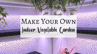 Budget Friendly DIY Indoor Vegetable Garden [upl. by Gimpel]